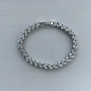 925 silver，crystal bracelet